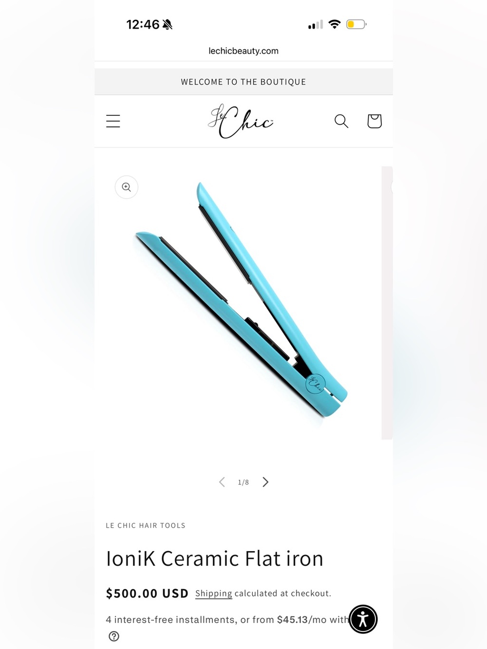 Le Chic IoniK Ceramic Flat Iron